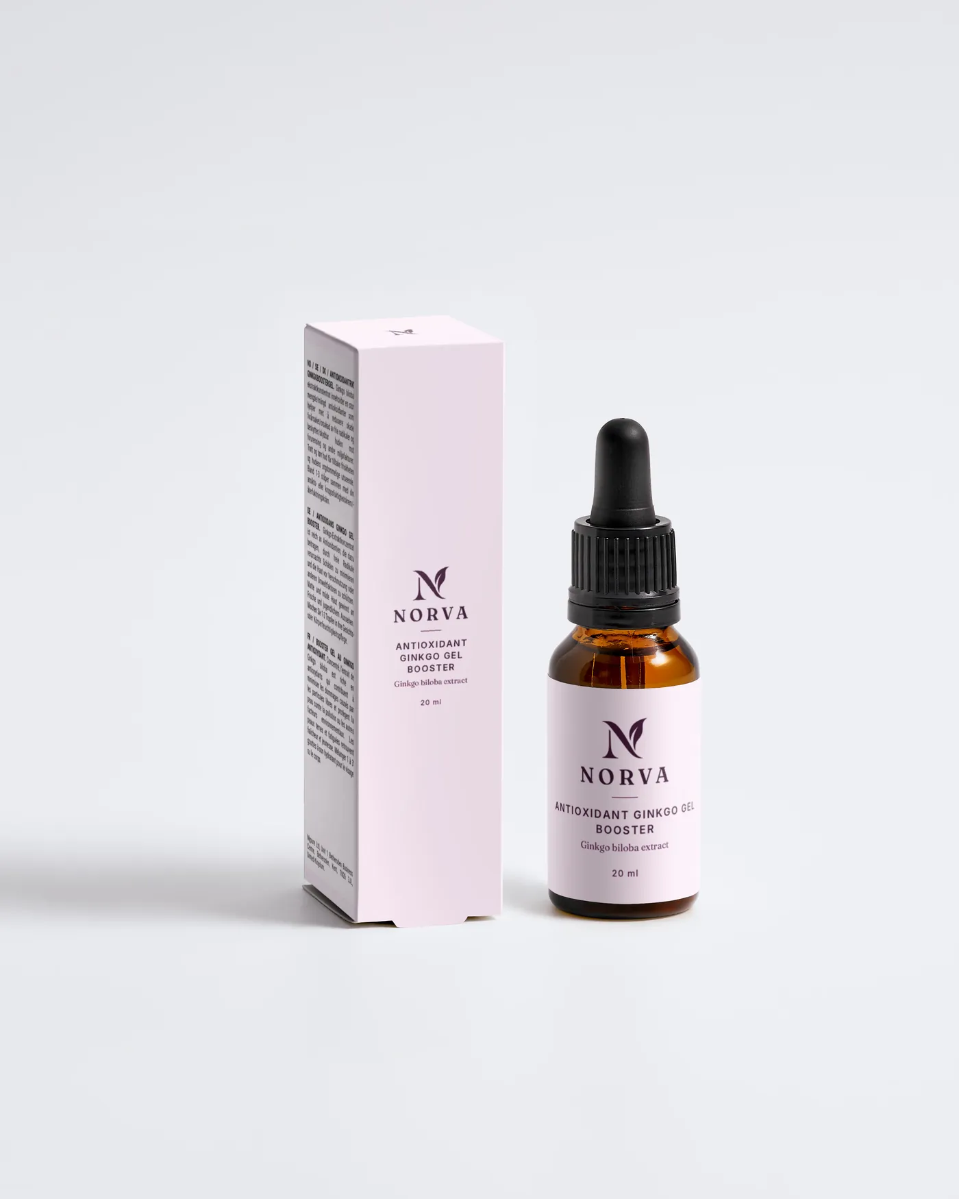 Norva Antioxidant Ginkgo Gel Booster with its box