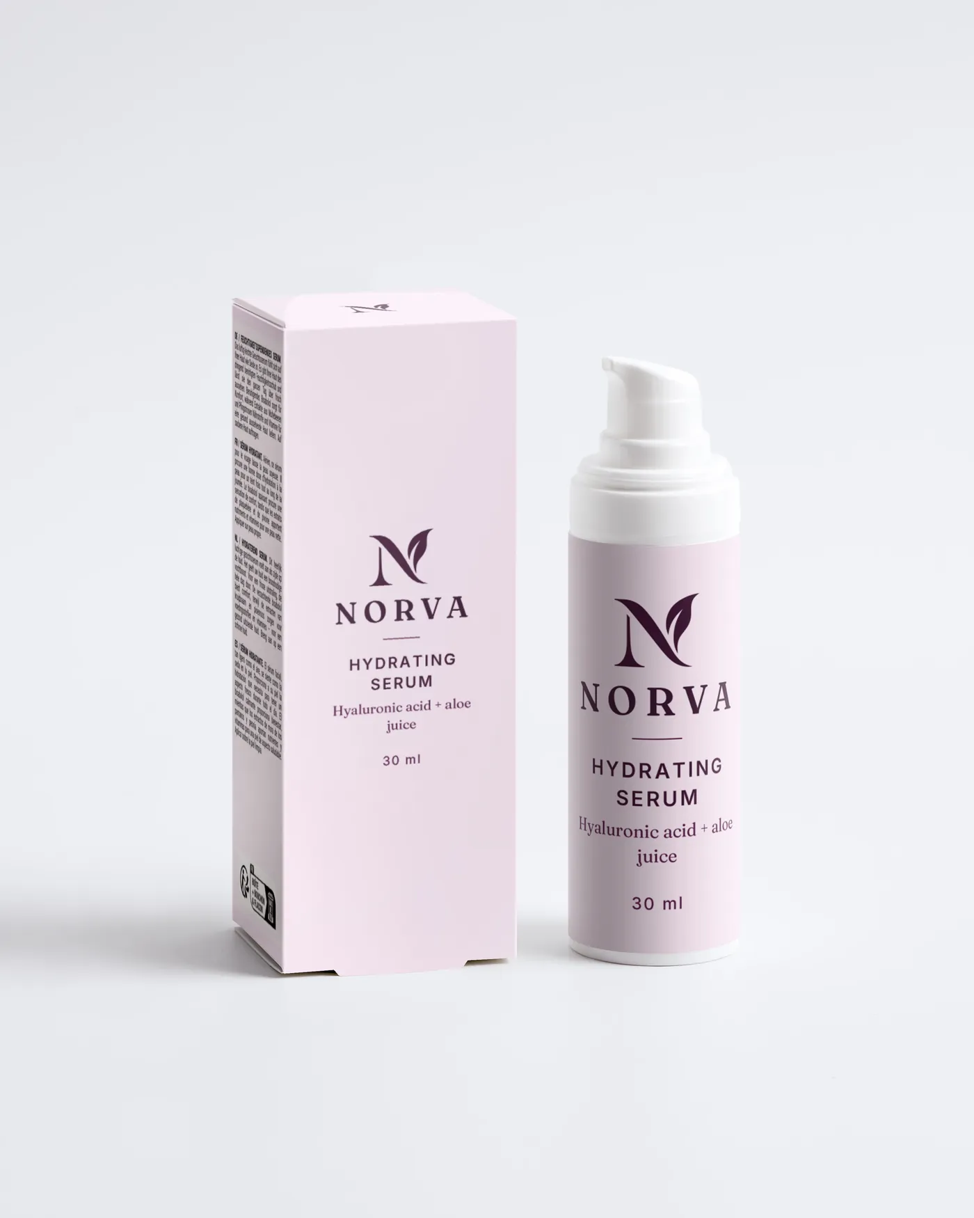 Norva Hydrating Serum with its box