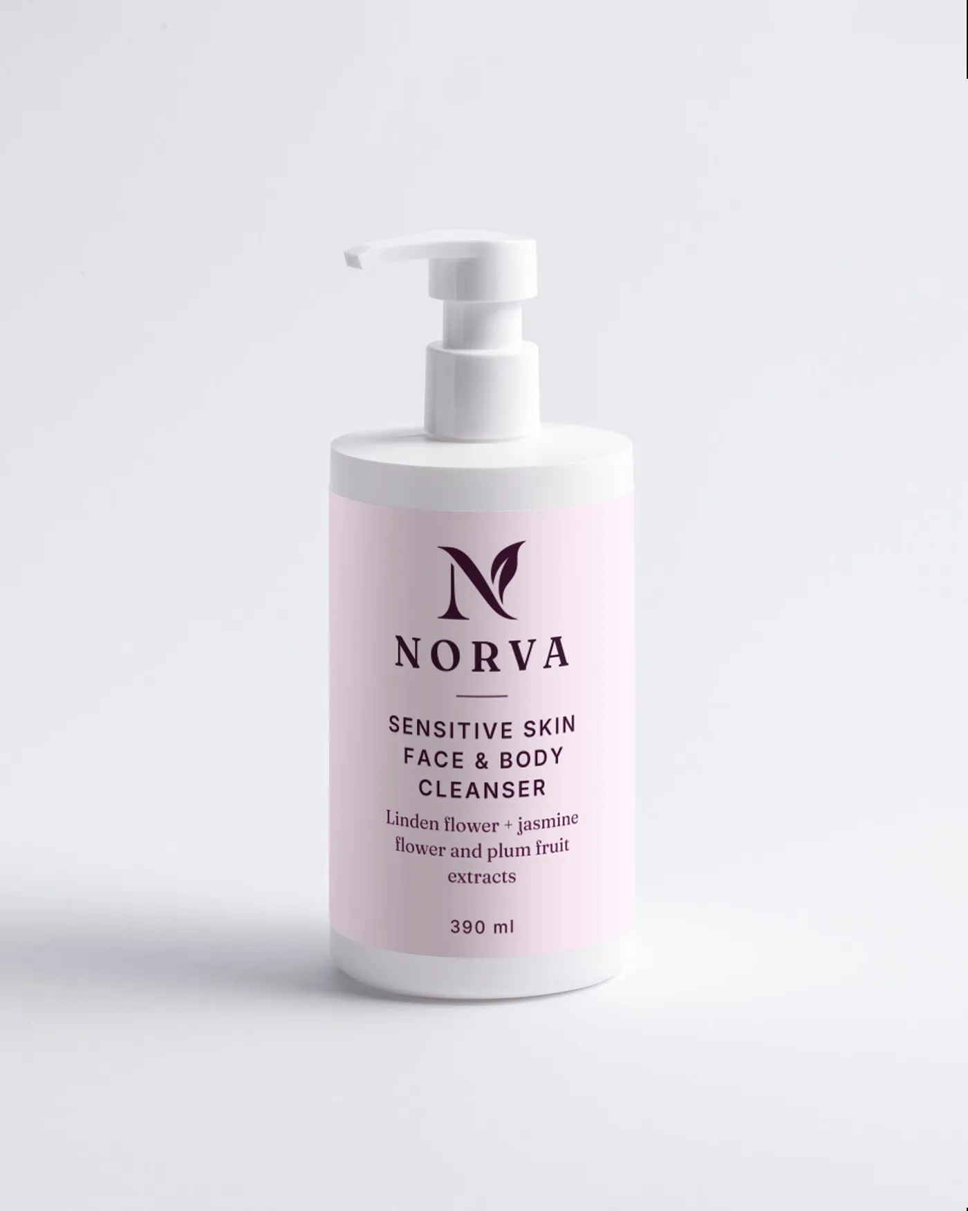 Norva Sensitive Skin Face & Body Cleanser front