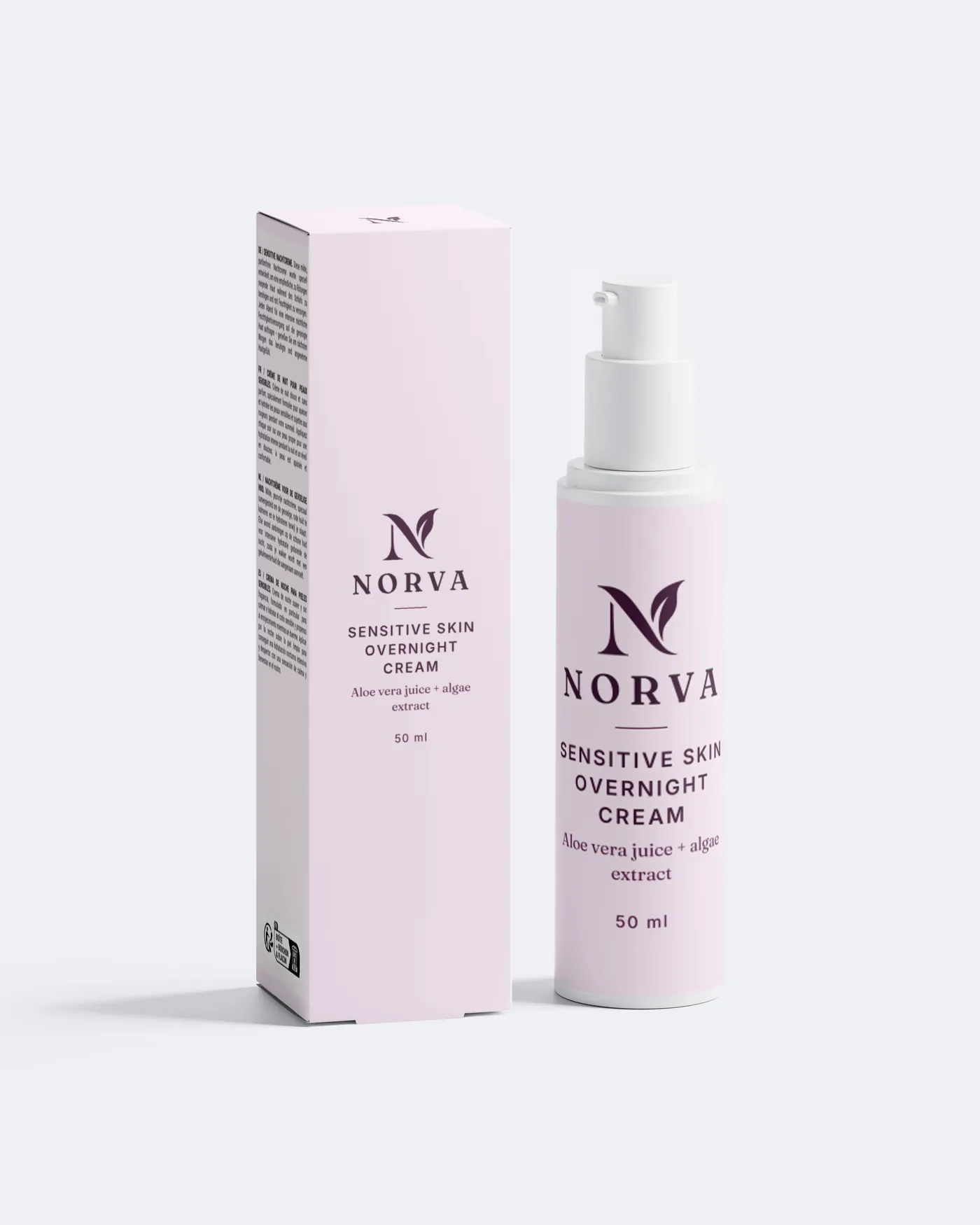 Norva Sensitive Skin Overnight Cream front