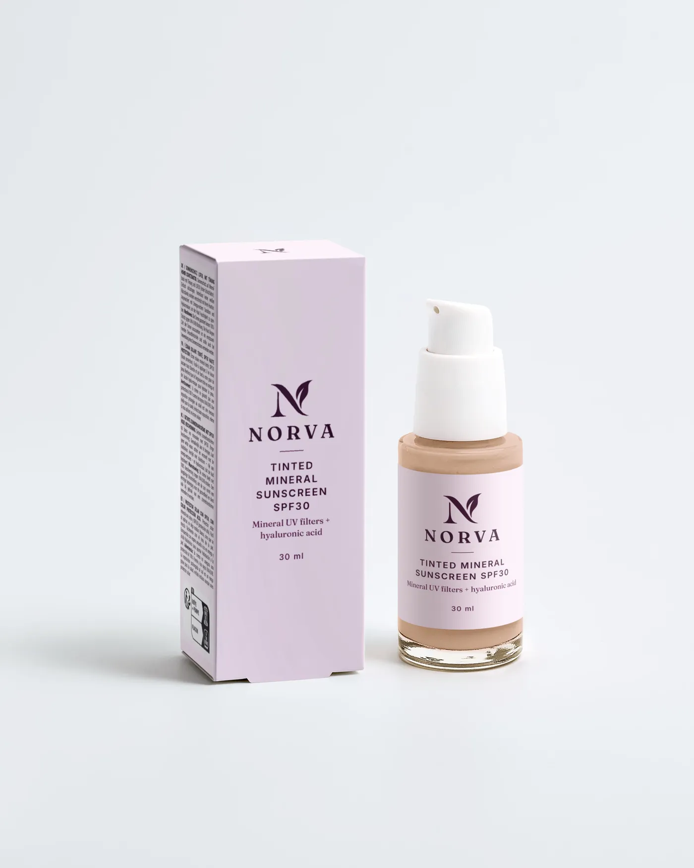 Norva Tinted Mineral Sunscreen SPF30 front