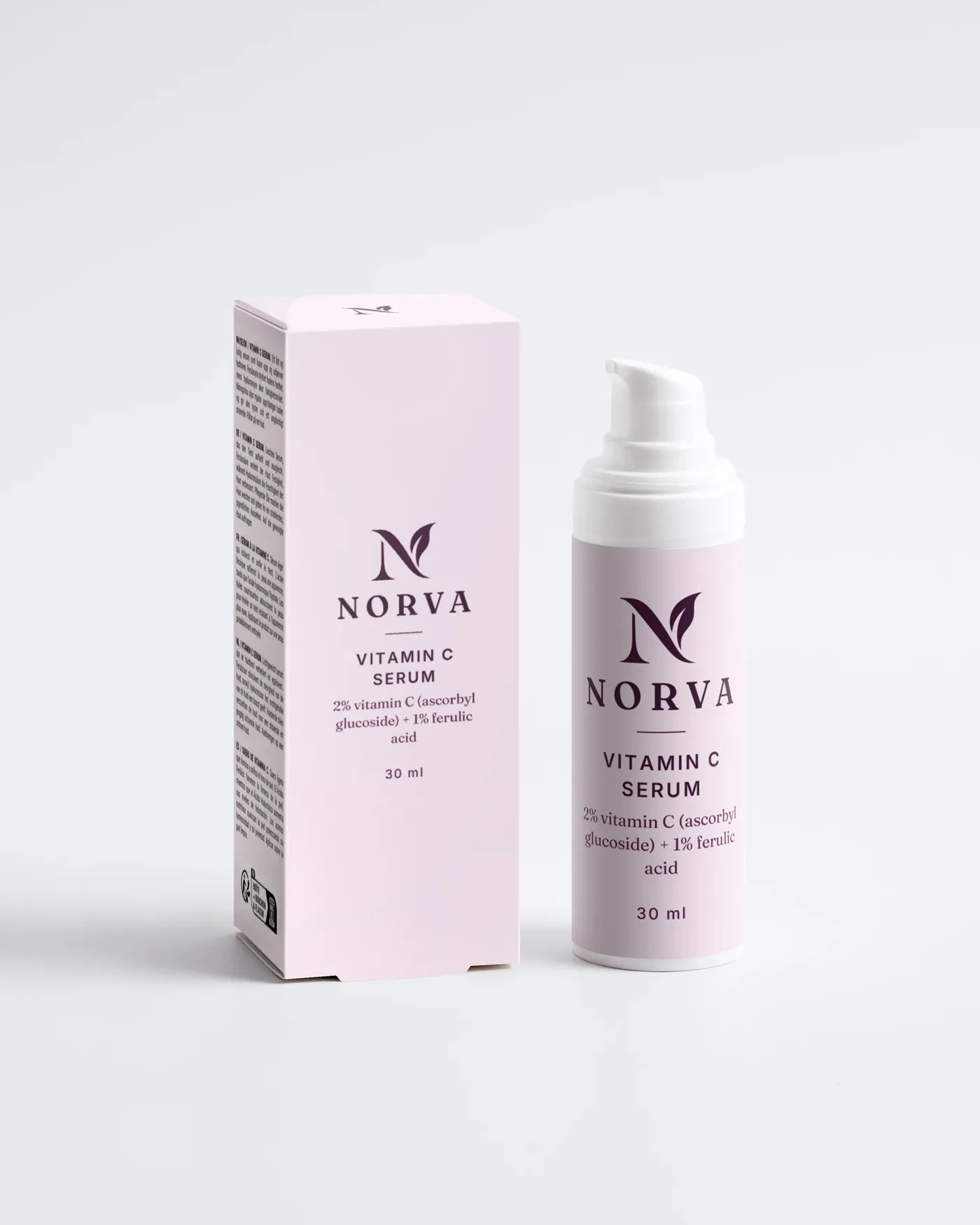 Norva Vitamin C Serum with its box
