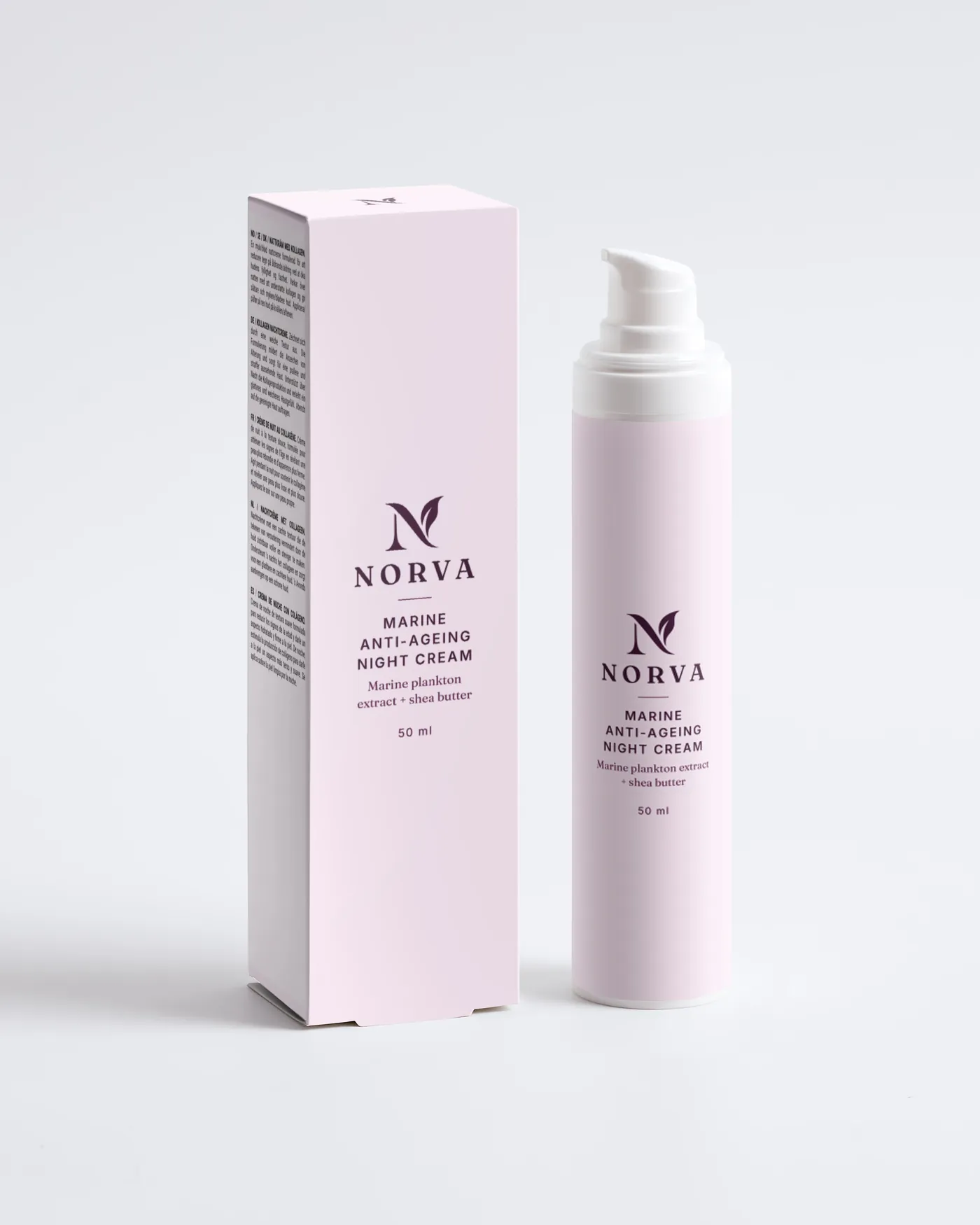 Norva Marine Anti-Ageing Night Cream with its box